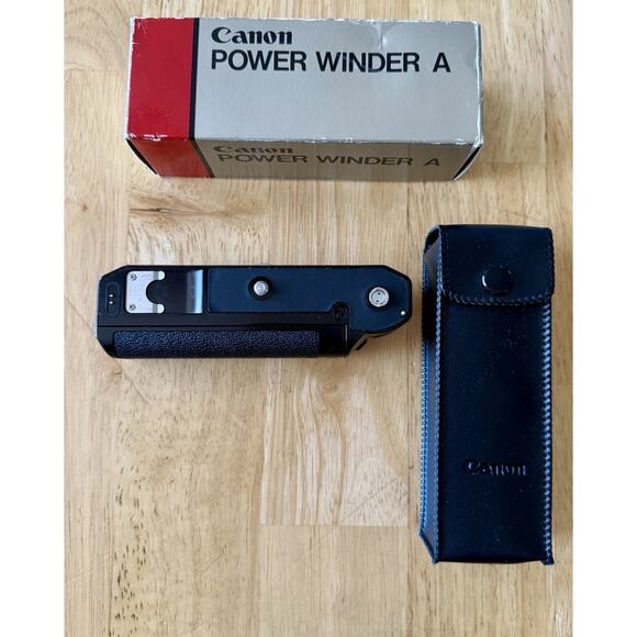 Canon AE-1 Black 35mm Film Camera, Power winder A,Speedlite‎ Flash, Tiffin Len - Picture 6 of 16